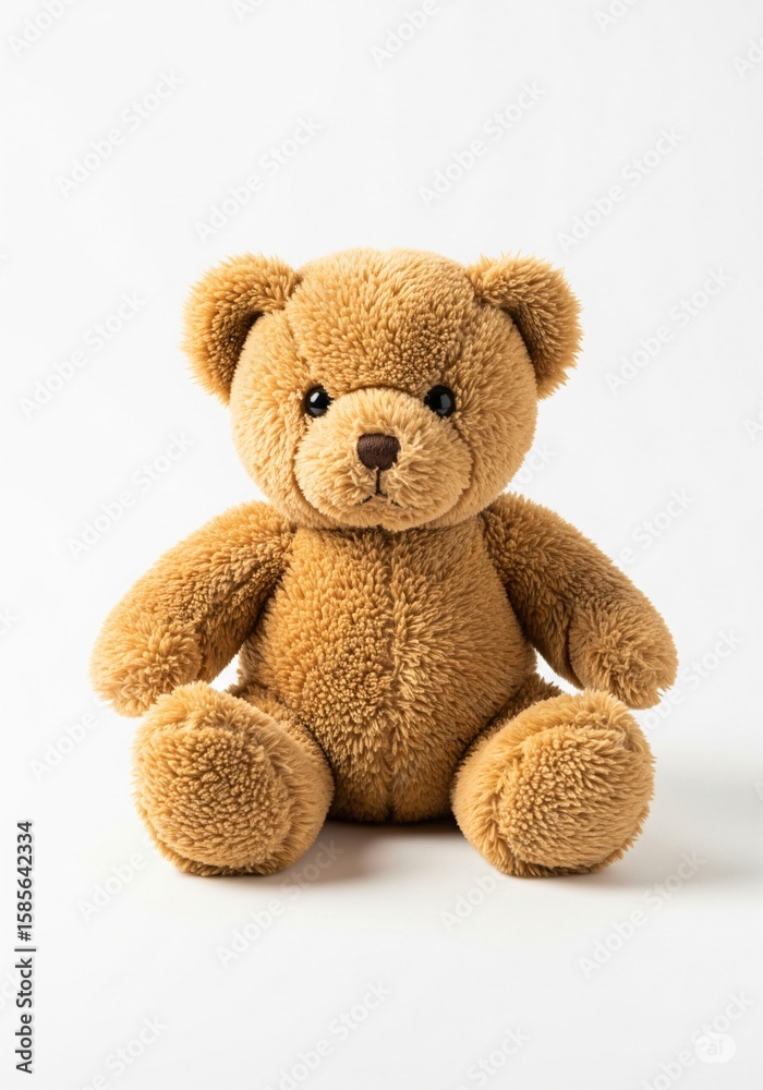 Obraz premium Teddy bear&nbsp;on white background