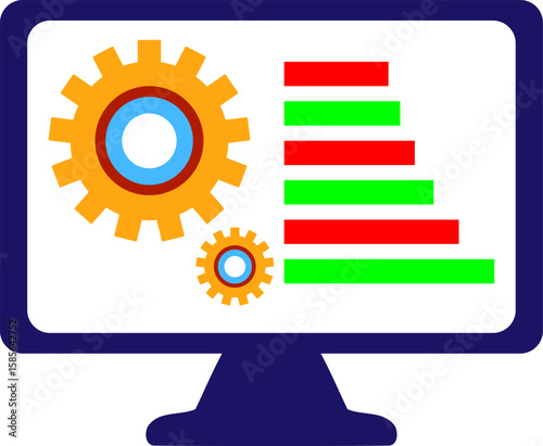 System Optimization Monitor - Performance Analytics and Settings Display