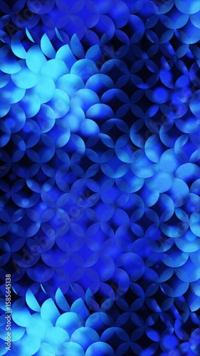 Dynamic blue patterns offer an engaging visual display, perfect for artistic inspiration.