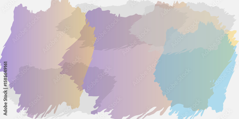 Obraz premium Festive watercolor banner with Holi color splashes, perfect for celebrations, back to school, and festivalses in green, blue and pink tones.