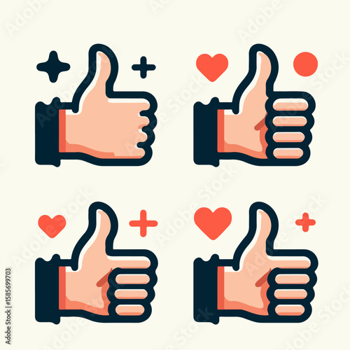 thumb up icons