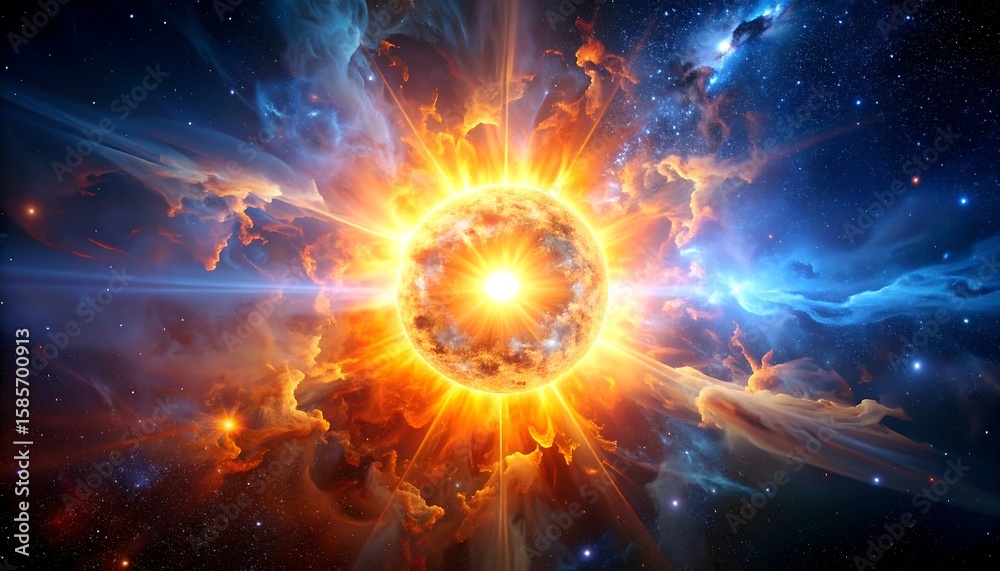 Fototapeta premium Cosmic explosion