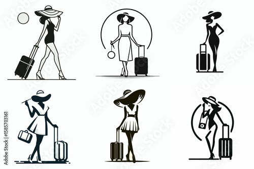 illustration of traveler