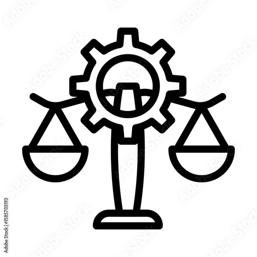 AIJudge line icon