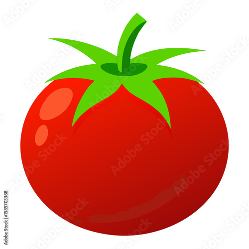 Tomato Icon Centered Layout Transparent PNG