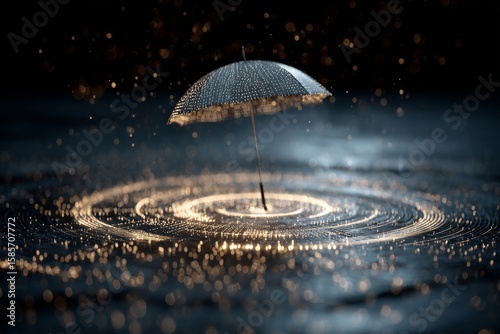 Digital Security and Data Protection: A Futuristic Concept of an Umbrella Protecting Data from Cyber Threats