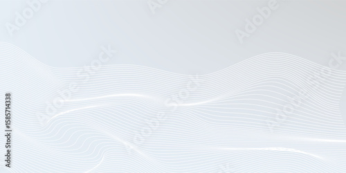 Premium background design with white line pattern (texture) in luxury pastel colour. Abstract horizontal vector template for business banner, formal backdrop, prestigious voucher, luxe invite