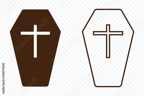 Tombstone icon. Rip grave icons set. Grave Vector Design Icon Style. Tomb Icon. tombstone with rip vector icon eps 10