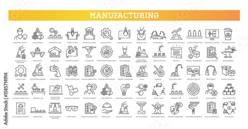 Manufacturing icons