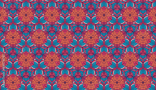 Traditional ornate portuguese decorative tiles azulejos.