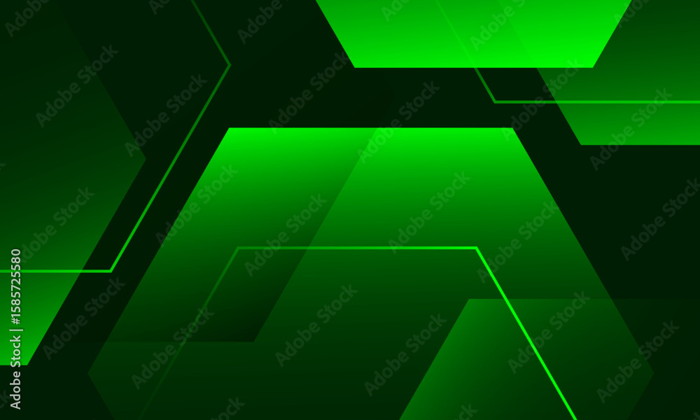 Fototapeta premium Abstract green square background. Vector illustration