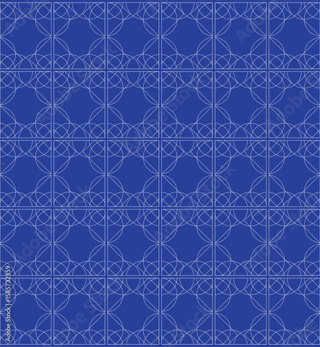 seamless geometric two-color pattern made in illustrator