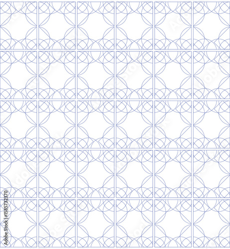 seamless geometric two-color pattern made in illustrator