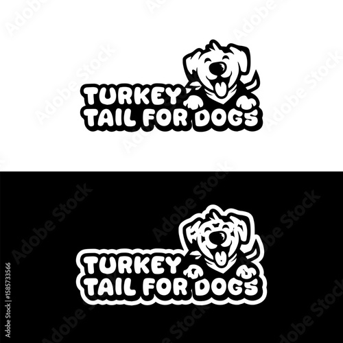 vector illustration of a Dog Logo