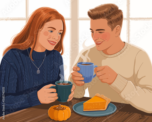 Cozy Coffee Moment