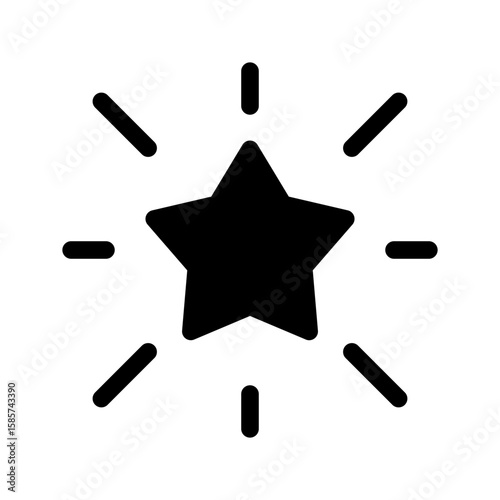Billede på lærred Favorite Icon Vector Symbol Design Illustration