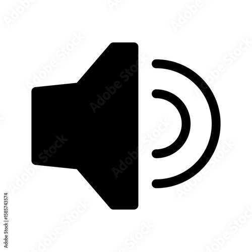 Volume Icon Vector Symbol Design Illustration