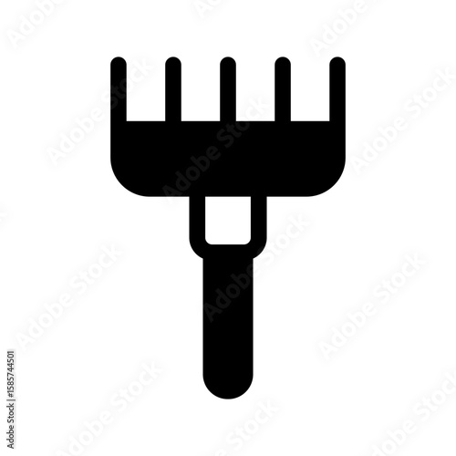 Rake Icon Vector Symbol Design Illustration