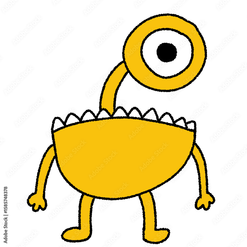 Obraz premium yellow monster