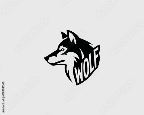Wolf Mascot Logo