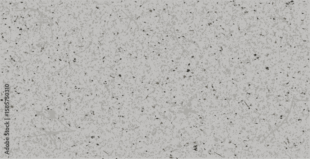 Fototapeta premium Grungy cement texture vector background. Light gray concrete surface with subtle dark flecks and distressed marks, ideal for industrial, urban, and minimalist design projects. Raw and robust aesthetic