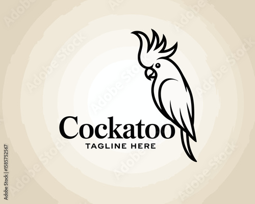 Cockatoo Outline Logo