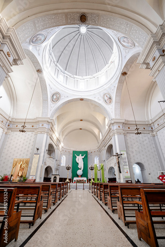 Cathedral basilica of the city of Popayán, located in Colombia, a pilgrimage site especially during Holy Week