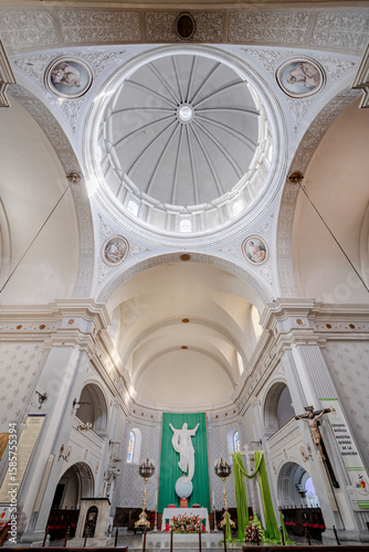 Cathedral basilica of the city of Popayán, located in Colombia, a pilgrimage site especially during Holy Week