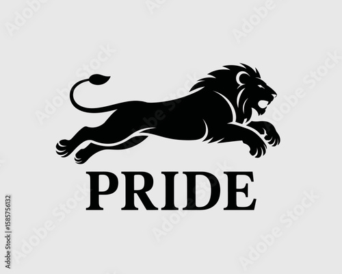 Pride Lion Logo Design