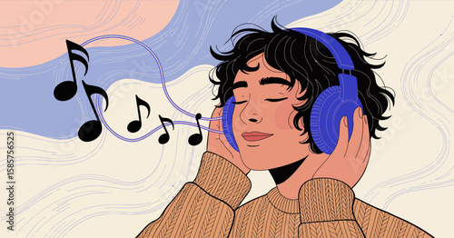 Music Enthusiast Illustration