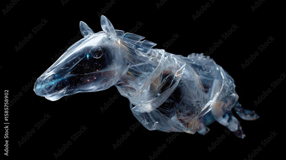 Fototapeta premium Environmental activism and conservation awareness through powerful imagery