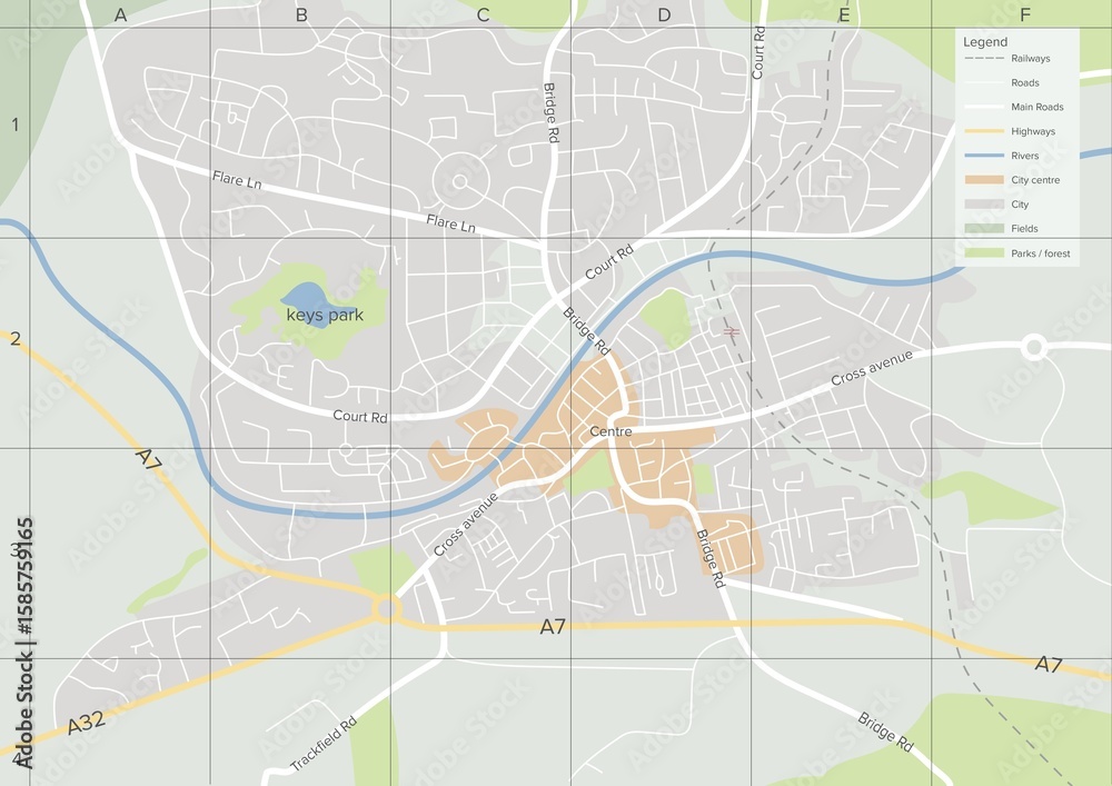 Obraz premium Close-up of world map structure