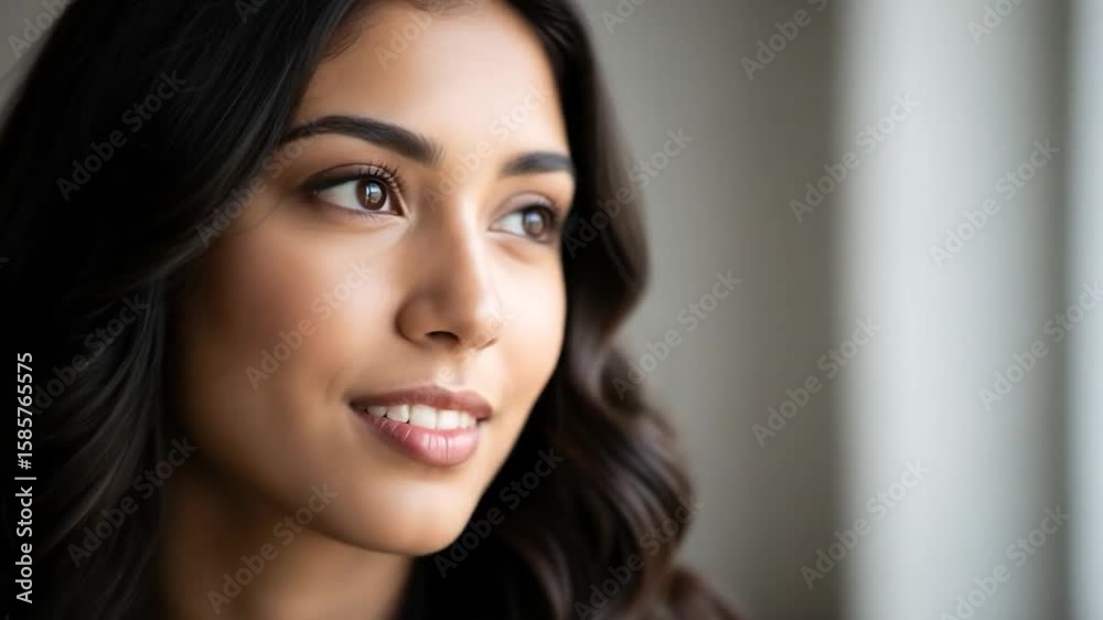 Thoughtful Woman Looking Away Thoughtful Woman Looking Away