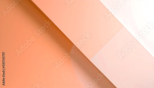 Abstract Peach and White Geometric Background