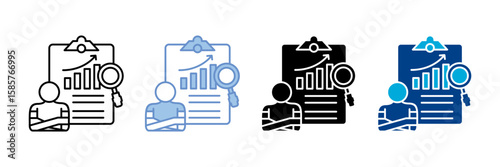 Evaluation Report  Icon Set Multiple Style Collection