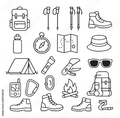 set of icons