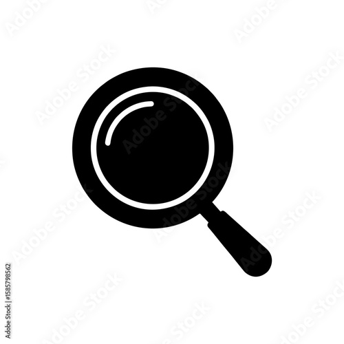 Isolated magnifying glass tool for searching and discovery