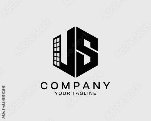 A clean and minimalist logo design featuring geometric shapes and lettering, ideal for representing innovation, professionalism, and brand identity.