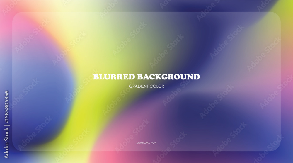 Fototapeta premium gradient mesh blue, pink, purple, white and green neon colorful background