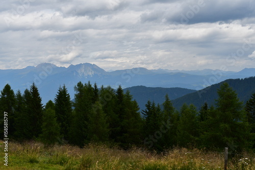 Schöne Landschaft im Ultental in Südtirol 