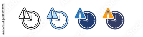 Alert Icon Set Multiple Style Collection