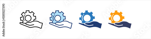 Controlling Icon Set Multiple Style Collection