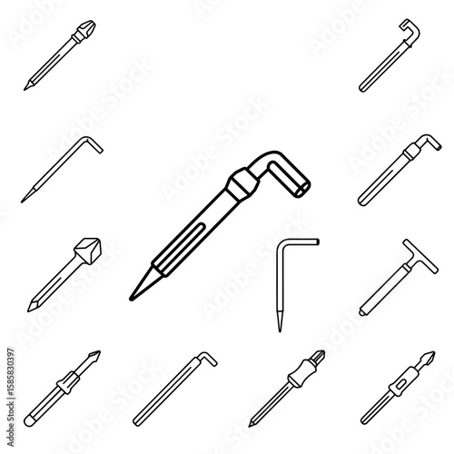 Hex Key Set. Compact helpers in every corner

