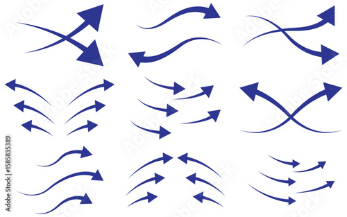 Breathe Tech Arrow Icons for Climate Control & Air Dynamics