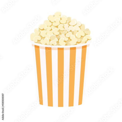 Popcorn Icon Isolated on a ...