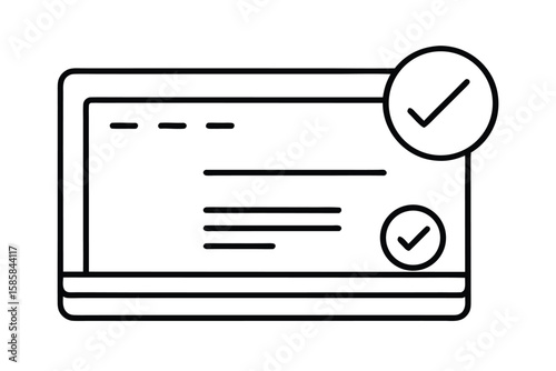 Payment Confirmation Screen With Checkmark