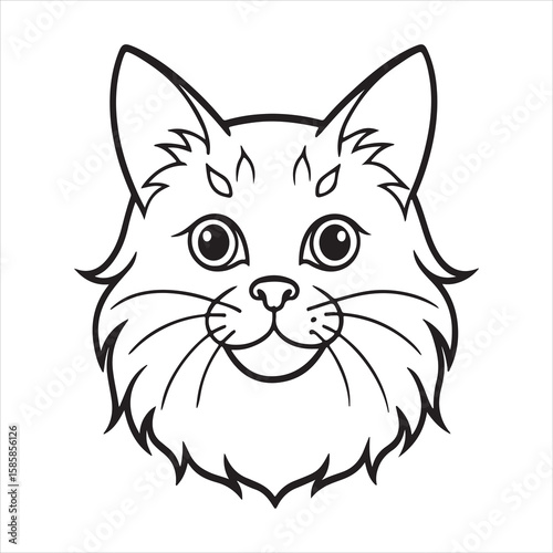 Blue-Eyed Bliss: Portrait of a Ragdoll Cat