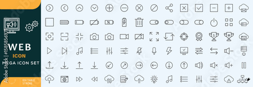 Hand drawn web develop icon