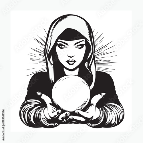 girl with a ball