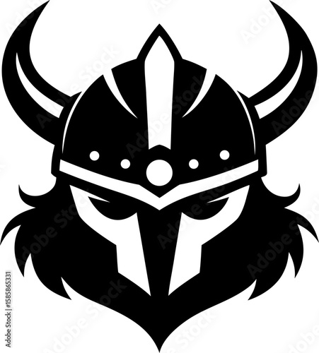 Viking Helmet with Intricate Dragon Horns
